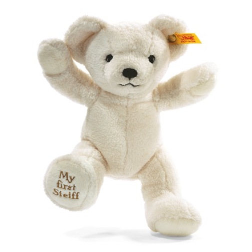MY FIRST STEIFF Teddy Bear EAN 664021-9.4" Cuddly Soft Cream Plush Toy Teddy 